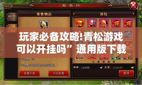 玩家必备攻略!青松游戏可以开挂吗”通用版下载教程