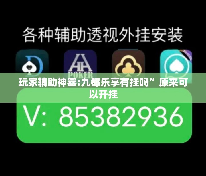 玩家辅助神器:九都乐享有挂吗”原来可以开挂