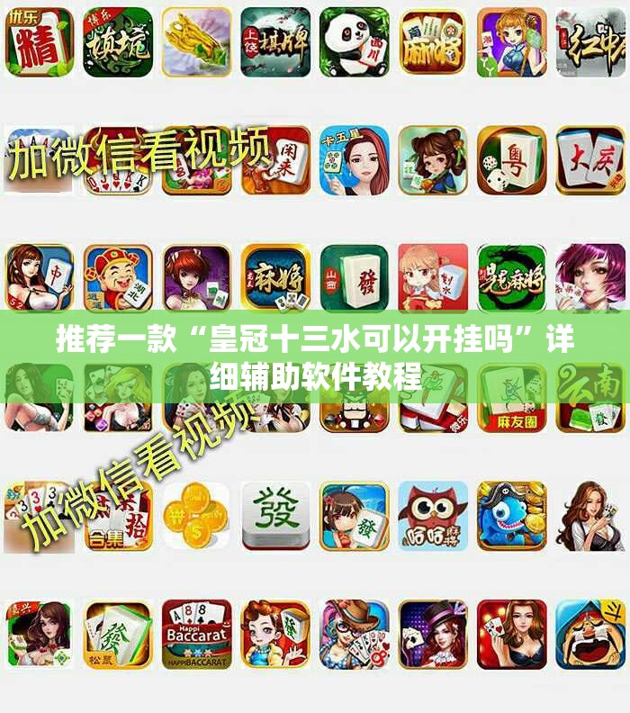 推荐一款“皇冠十三水可以开挂吗	”详细辅助软件教程