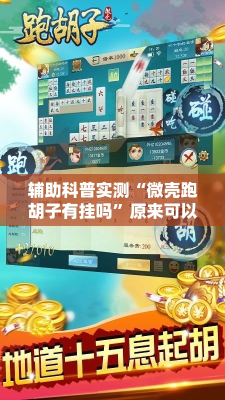 辅助科普实测“微壳跑胡子有挂吗”原来可以开挂