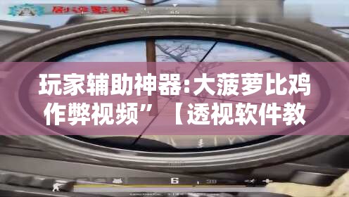 玩家辅助神器:大菠萝比鸡作弊视频”【透视软件教程分享】