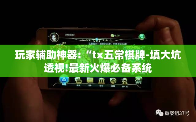 玩家辅助神器:“tx五常棋牌-填大坑透视!最新火爆必备系统