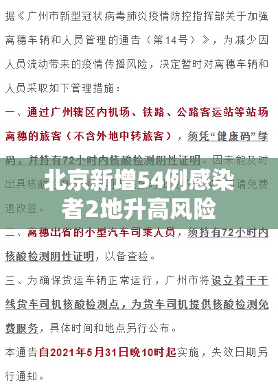 北京新增54例感染者2地升高风险/北京新增94例感染者 北京新增54例感染者2地升高风险/北京新增94例感染者