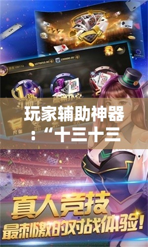玩家辅助神器:“十三十三水有没有辅助”详细透视教程