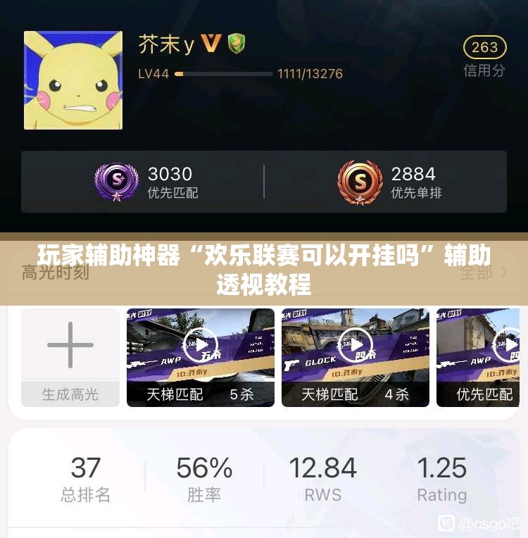 玩家辅助神器“欢乐联赛可以开挂吗”辅助透视教程