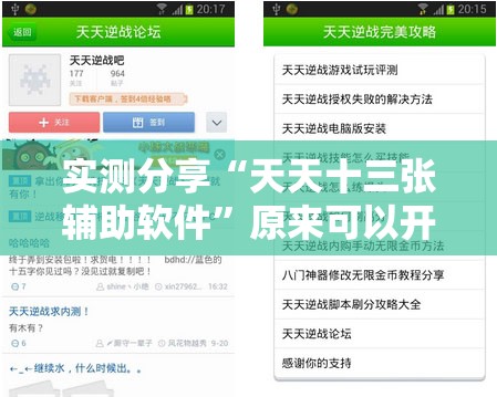 实测分享“天天十三张辅助软件	”原来可以开挂