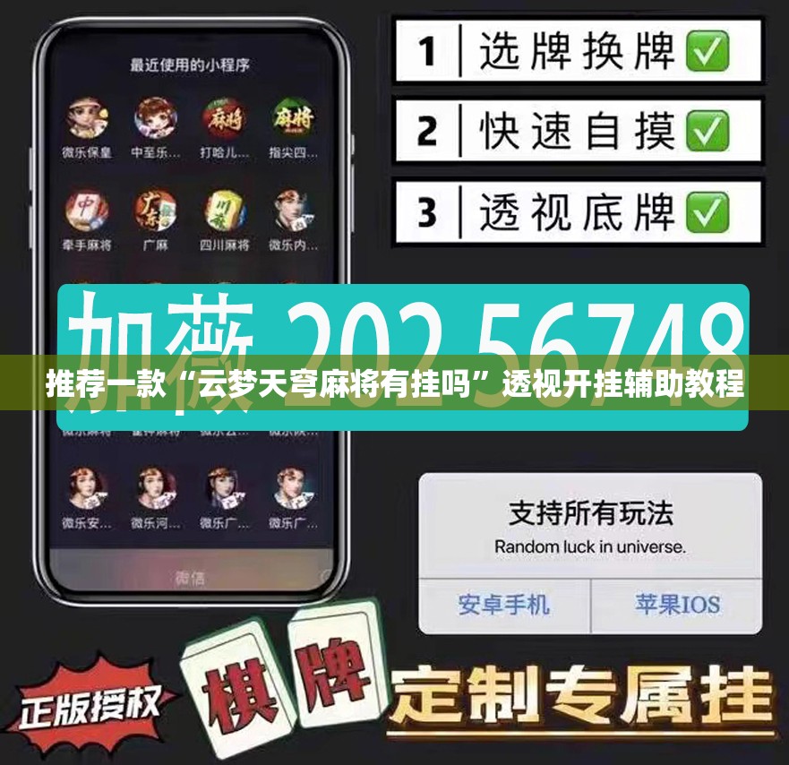 推荐一款“云梦天穹麻将有挂吗”透视开挂辅助教程